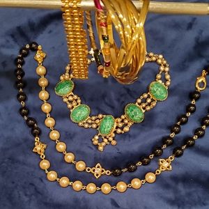 Bangles and Necklace Bundle